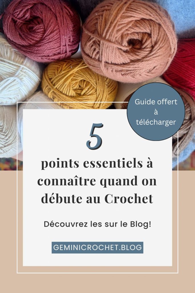 Découvrez les 5 clés indispensables pour bien démarrer au crochet. Ce guide PDF gratuit vous accompagne pas à pas avec pédagogie, pour crocheter vos premières mailles sereinement.